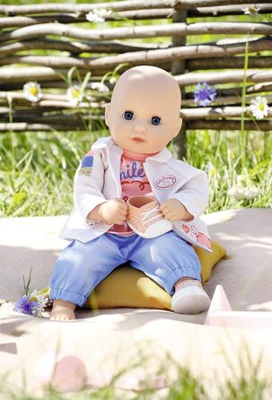 Ігровий костюм Baby Annabell Little з сорочкою, штанами, курткою та взуттям для ляльок 36 см, 704127 Zapf Creation Single