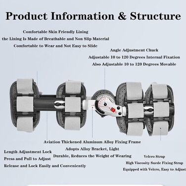 Підтримка для фіксації колінного суглоба Рельєфний колінний ортез Для стабілізації відновлення Регульована ортопедична підтримка стабілізатор після операцій, для жінок і чоловіків