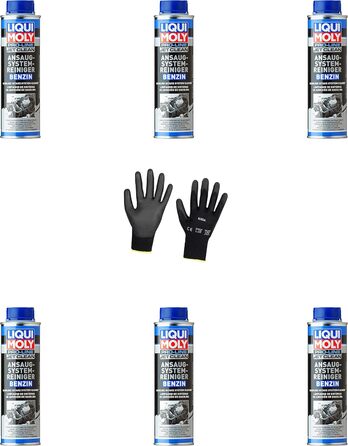 Бензинові захисні рукавички Iloda 6xOriginal Liqui Moly 300 мл Pro-Line JetClean Suction System Cleaner