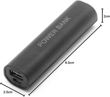 Портативний мобільний USB Power Bank Зарядний пристрій Box Battery Box For 1 x 18650 DIY Black