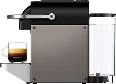 Кавова капсульна машина Krups Nespresso Pixie Redesign, 1260 Вт, резервуар для води 0,7 л, еспресо або лунго, енергозбереження, капсули, що підлягають переробці, в т.ч. вітальний набір, титан, XN306T10