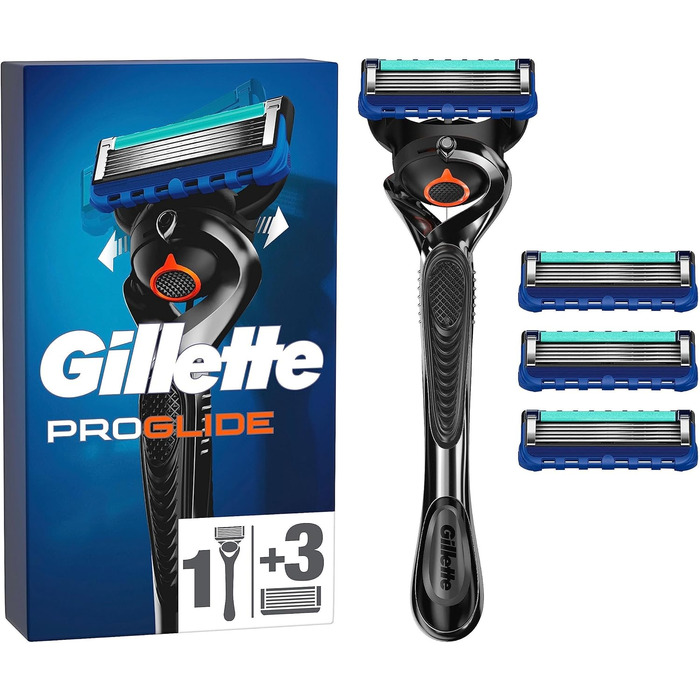 Волога бритва Gillette ProGlide чоловіча, бритва 4 леза бритви з 5-кратним лезом, подарунок для чоловіків Alt (1 упаковка)