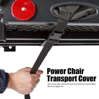 Транспортний чохол для крісла Natudeco Power Chair Захисний чохол Транспортна сумка для інвалідного візка 620D Oxford Професійний водонепроникний чохол для інвалідного візка 112 * 58 * 96,5 см для транспортних крісел