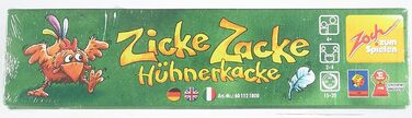 Дитяча гра 1998 року, 2-4 гравці, для хлопчиків і дівчаток віком від 4 років, 601121800 Zicke Zacke Hhnerkacke - das rasante Gedchtnisrennen