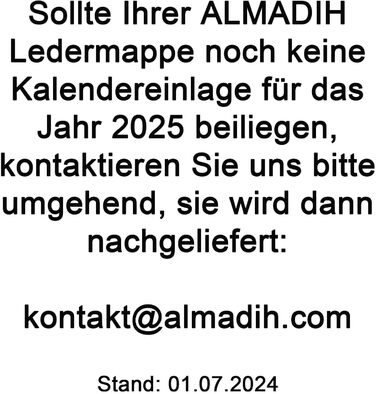 Комбінована папка ALMADIH Leather A7 2 відділення на блискавці Календар 2024 Преміум Коров'яча шкіра Коричнева вінтажна подарункова коробка Шкіряний гаманець Папка для запису Футляр Планувальник Календар зустрічей Кільцева швидкозшивач (BV)