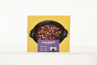 Цифрова мультиварка Crock-Pot з відкидною кришкою Регульований час приготування 3,5 літра (3-4 людини) Гриби та хром CSC060X