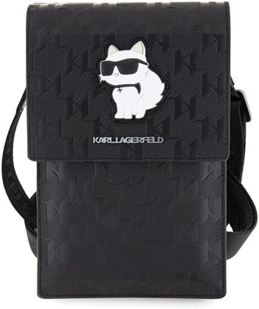 Сумка KLWBSAKHPCK Black Saffiano Monogram Choupette