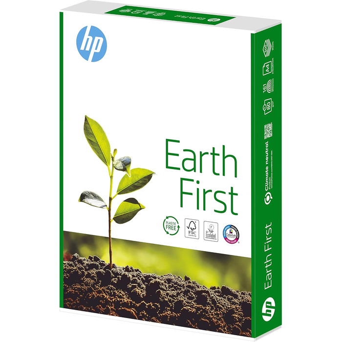 Універсальний копіювальний папір HP Earth, 80 г/м, A4 - коробка з 5 упаковок по 500 аркушів