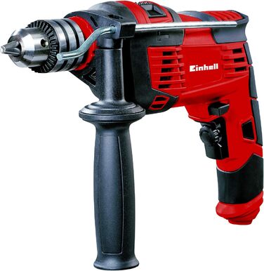 Ударний дриль Einhell TC-ID 1000 E (1010 Вт, свердління Ø деревини 32 мм, бетону 16 мм, металу 13 мм, металевий обмежувач глибини, міцний кільцевий патрон)