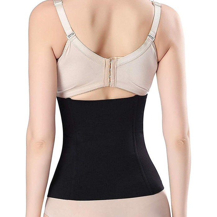 Жіночий корсет Underbust Tummy Control Waist Trainer Elastic Postpartum Belt Postpartum Support Waist Cincher Belly Waist Body Shaper Black L