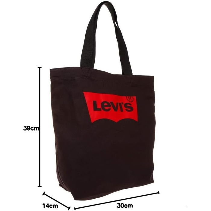 Жіноча сумка Levi's Batwing Tote Bag Regular Black