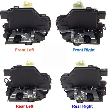 Привід замка задніх дверей для Passat B5 для гольфу, для Jetta Mk4 для жука, привід дверного замка 3B1837015A Привід дверного замка передній задній лівий правий бічний передній правий