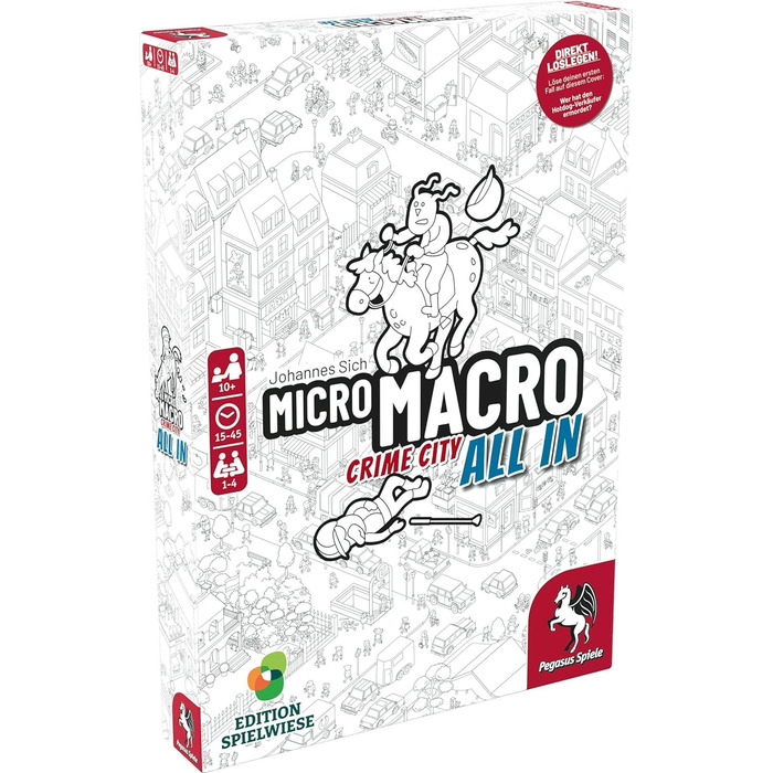 Чорно-білий мегаполіс сингл, 59062G MicroMacro Crime City 3 - All In (Edition Spielwiese)