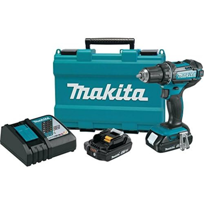 Акумуляторний дриль-шуруповерт Makita DDF482RFJ 18 В / 3.0 Агод з 2 акумуляторами та зарядним пристроєм MAKPAC