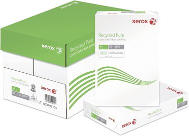 Чистий перероблений папір Xerox, білий, CIE 110, 80 г/м, A4, 5 x 500 аркушів