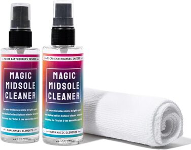 Набір для чищення взуття Bama Magic Midole Cleaner 100 мл  серветка для чищення з мікрофібри в комплекті  Безбарвний