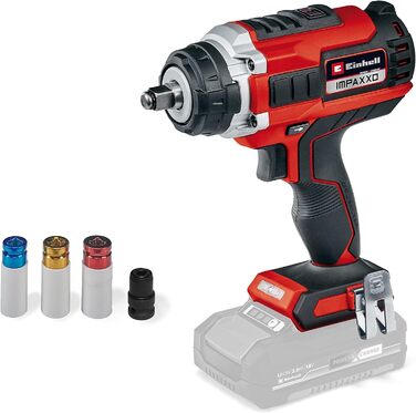 Акумуляторний ударний гайковерт Einhell Professional IMPAXXO 18/400 Power X-Change (Li-Ion, 18 В, 400 Нм, 3-ступінчаста коробка передач, безщітковий двигун, поставка без акумулятора та зарядного пристрою) без акумулятора та зарядного пристрою