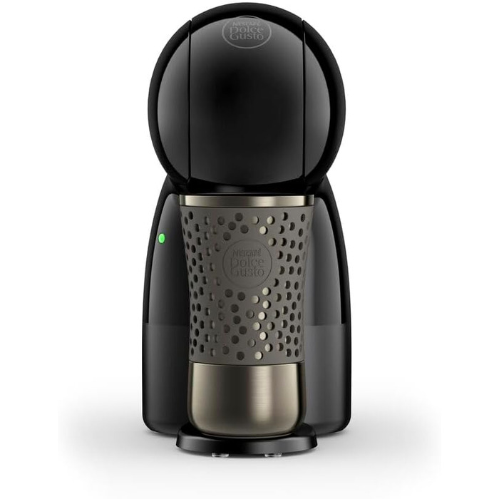 Кавоварка для еспресо та інших напоїв NESCAF Dolce Gusto Piccolo XS KP1A, ручна, 0,8 л, білий/чорний чорний, кнопка чорна одинарна