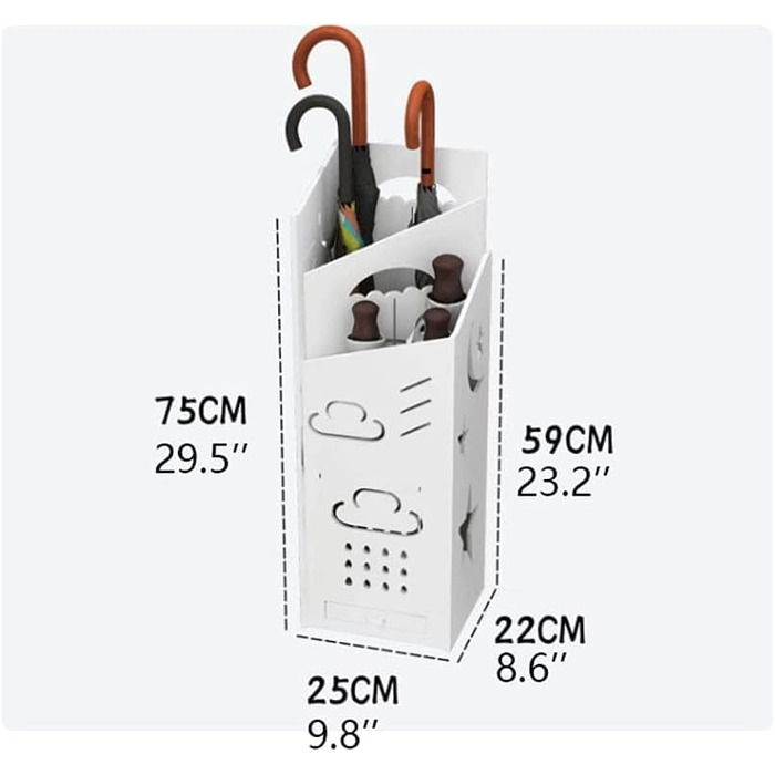 Підставка для парасольок Підставка для парасольок Сучасна підставка для творчості Домашня стійка для зберігання парасольки Стійка для зберігання МДФ Кошик для парасольок Підлогова полиця для парасольки Тримач для парасольок Тримач для парасольок