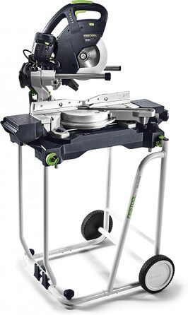 Поперечна пила Festool KS 60 E-UG-Set/XL KAPEX (з пиляльним диском WOOD UNIVERSAL, гвинтовим затискачем, світлодіодним підсвічуванням, кутовим скосом, піднесенням, шестигранним ключем, опорною рамою, поперечним захисним кожухом)