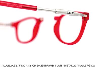 Окуляри для читання CliC Eyewear для чоловіків і жінок - CliC Wallstreet XL Blue Block - Окуляри для читання з магнітним захистом від синього світла - TR90 Поліамід і нейлон - Гнучкі окуляри (чорні)