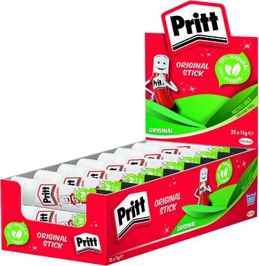 Клей-олівець Pritt 11г в прозорій коробці 25 шт.