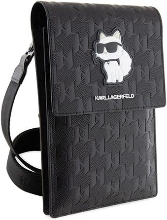 Сумка KLWBSAKHPCK Black Saffiano Monogram Choupette