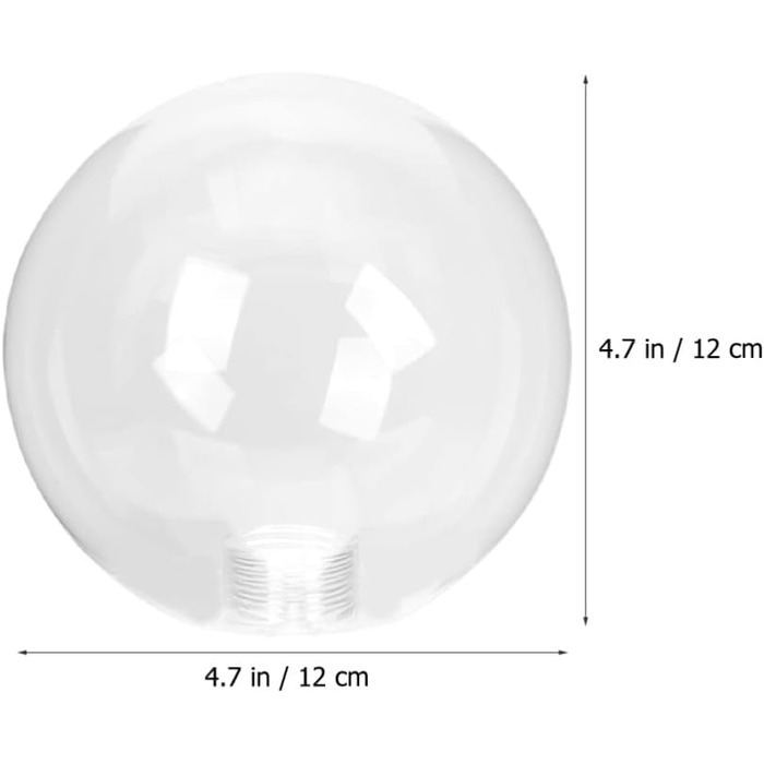 Глобус Скляний абажур Прозора нитка Купольний абажур Кришка освітлювального приладу Підвісні світильники Заміна люстри Настінний світильник, 9