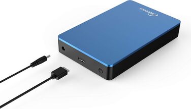 Зовнішній жорсткий диск Sonnics 2TB Blue для настільних комп'ютерів, USB 3.0, сумісний з Windows PC, Mac, Smart TV, Xbox One і PS4