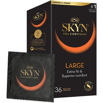 Великі презервативи без латексу SKYN (King Size/XL)