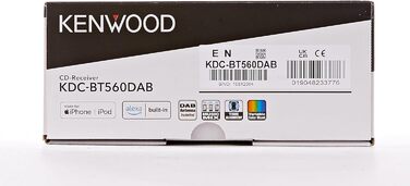 Автомобільний стереороз'єм Kenwood KDC-BT560DAB для пульта дистанційного керування на кермі, гучний зв'язок Bluetooth