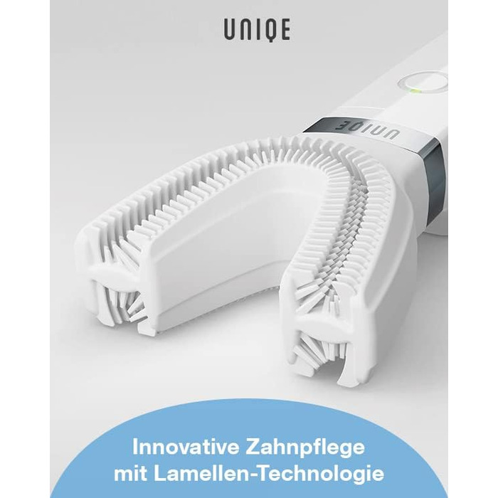 Мундштук UNIQE (розмір L) Змінна насадка для електричної ламельної зубної щітки UNIQE One Технологія Lamella для чищення здорових зубів великих розмірів