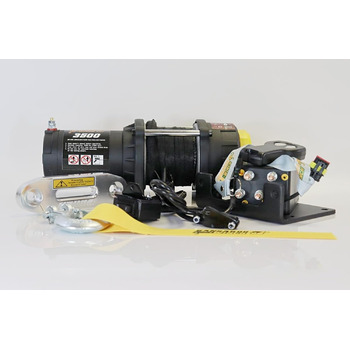 Електрична лебідка PowerWinch 3500 фунтів Квадроцикл 12 В 1587 кг Бездротова пластикова мотузка 4x4