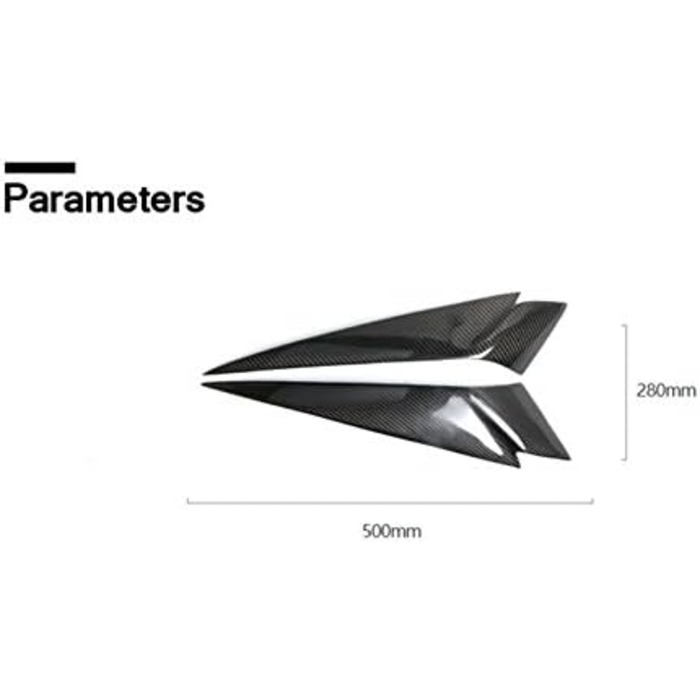 Налобні фари/Чохол для очей/брів, Вуглецеве волокно, 2 шт. и, для X1 E84 2010-2015