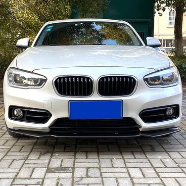 Передній спойлер передньої губи автомобіля для BMW 1 Series F20 F21 116i 118i 120i 2015-2019, Протектор переднього губного спойлера Додаткові частини кузова для стайлінгу автомобіля, A/Carbon Fiber звичайний A/Carbon Fiber