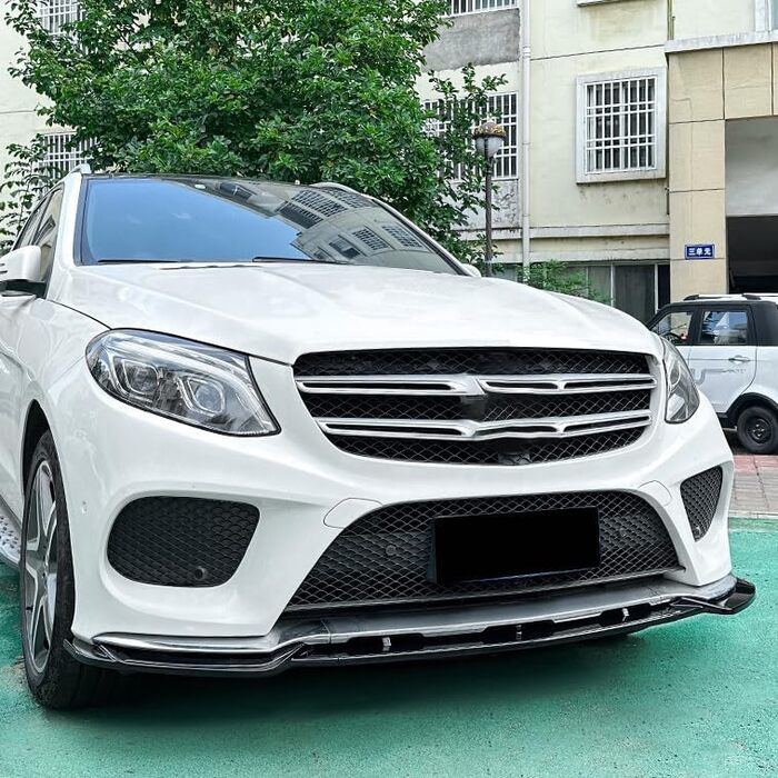 Спойлер переднього нижнього бампера автомобіля для Mercedes-Benz GLE-Class W166 GLE Coupe C292 2015-2018 AMG, Sport Performance Передній спойлер Автомобільний передній губний спойлер, звичайний A