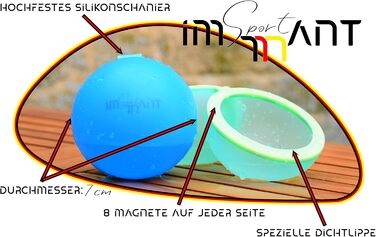 Магнітні, самозакривні, багаторазові Важливі водні бомби, стійкі, безпечні, розваги для купання, водні ігри, магніт, розваги, дитячий день народження, подарунок, 12 шт.