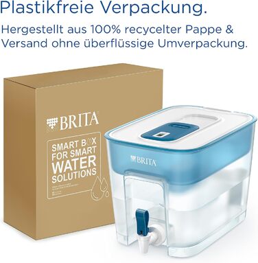 Фільтр для води BRITA Flow XXL (8.2 л) з картриджем MAXTRA PRO все в 1 холодильник для напоїв з краном і великою місткістю зменшення вапняного нальоту, хлору, свинцю та міді в питній воді один