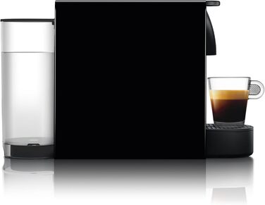 Кавоварка в капсулах Nespresso Krups XN1108 Essenza 14 капсул 19 бар Режим енергозбереження 1260 Вт 0,6 л 8,03 х 3,31 х 12,99 см чорний Клас енергоспоживання A Чорний без піноутворювача молока Одинарний