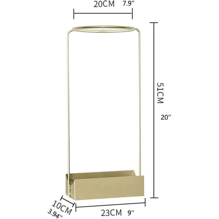 Підставка для парасольок Скандинавська підставка для парасольок Домашня вітальня Стійка для зберігання парасольок Відро для парасольки Геометричний тримач парасольки Внутрішня стійка Золото