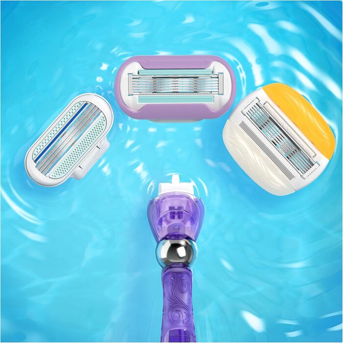 Бритва Gillette Venus Extra Smooth Swirl Shaver жіноча зі зволожувачами для захисту шкіри, жіноча бритва 1 лезо бритви