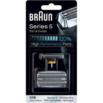 Лезо для гоління Braun Series 5/51S 360 Complete/ Активатор для бритв серії 590CC, 570CC, 560, 550, 510, 360 Complete, Activator, Series 8000/Activator