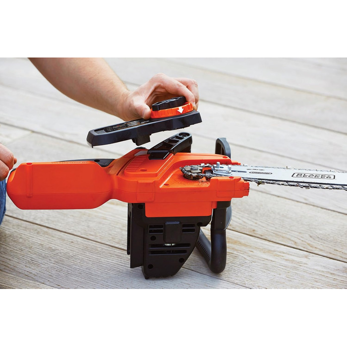 Акумуляторна літій-іонна ланцюгова пила BlackDecker 36V GKC3630L20 з акумулятором та зарядним пристроєм - Ідеально підходить для деревообробки та садівництва - Довжина полотна 30 см