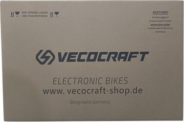 Електричний велосипед VecoCraft Nemesis e Bike, складний велосипед e-bike 20 дюймів для жінок з низькою рамою, зі знімним акумулятором 36V/468Wh, електричний складний велосипед для чоловіків, ebike men з stvzo стандартний білий (468WH)