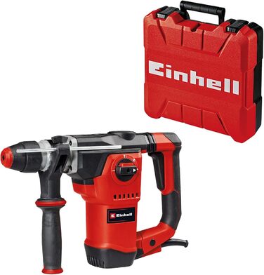 Перфоратор Einhell TE-RH 32-1600 4F (1600 Вт, 4,5 Дж, ударне свердління / свердління / довбання з фіксацією і без, пневматичний ударний механізм, тримач інструменту SDS-plus, вкл. кейс)