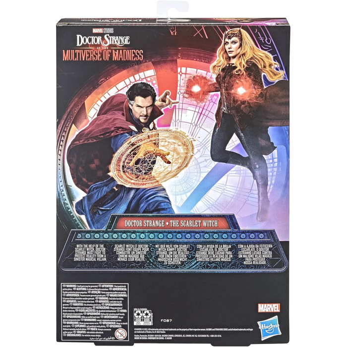 Доктор Стрендж у Всесвіті божевілля іграшки, Doctor Strange The Scarlet Witch 12-Inch-Scale 2-Pack, Doctor Strange The Scarlet Witch 12-Inch-Scale 2 Pack