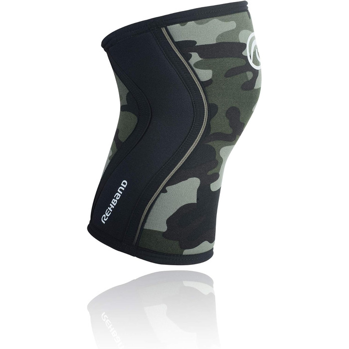 Наколінник Rehband Rx Knee Sleeve 7 мм, камуфляжний/чорний, XL