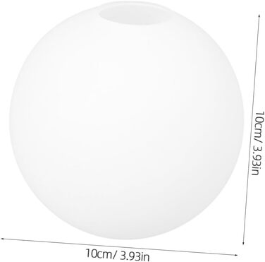 Матовий білий скляний кульковий абажур Заміна 3 см отвір Матове скло Кругла куля Кришка лампи Люстра Стельовий світильник Кульовий абажур для підвісного настінного світильника