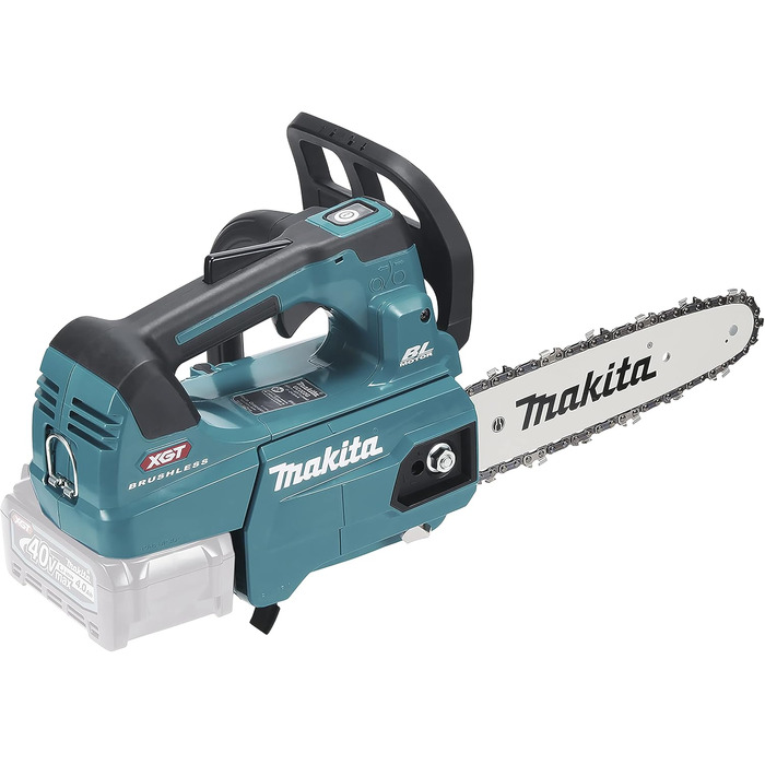 Акумуляторна ланцюгова пила з верхньою рукояткою Makita UC002GZ 40В макс. (без акумулятора, без зарядного пристрою), синя