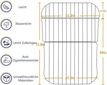 Автомобільний матрац SUV Автомобільні надувні матраци Кемпінговий надувний матрац Надувне ліжко для заднього сидіння автомобіля Товстіше надувне ліжко Автомобільний матрац для подорожей Кемпінг Активний відпочинок на свіжому повітрі